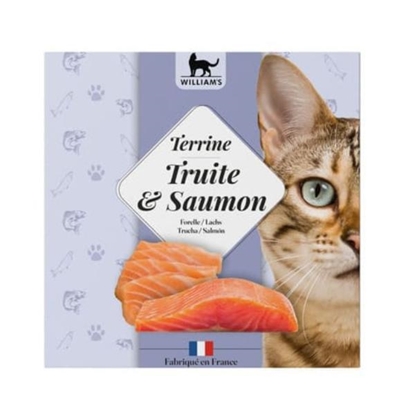 Picture of Williams Cat Terrine – Trout & Salmon 80g